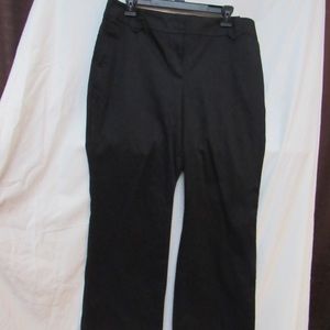Ann Taylor 12 P Black Chino Pant